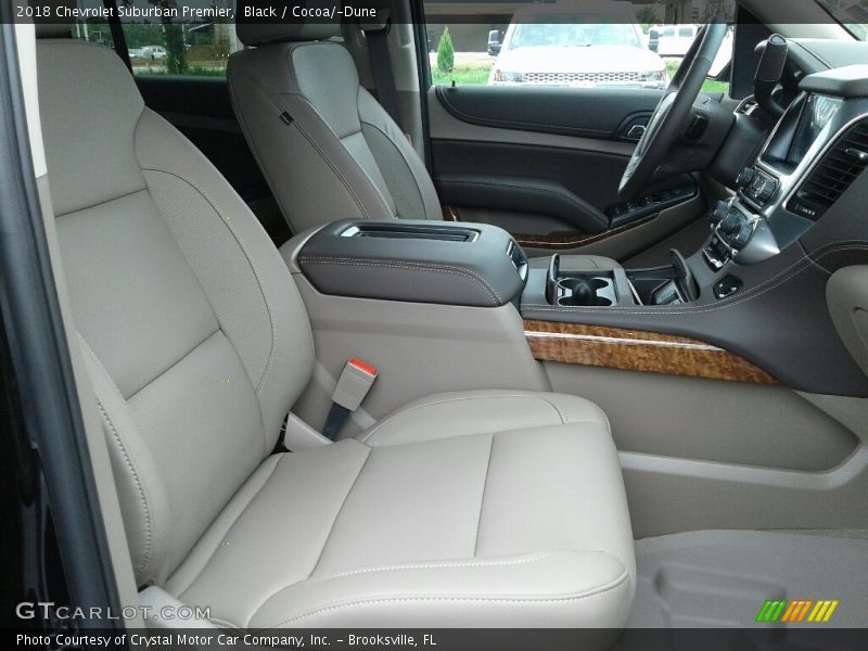 Front Seat of 2018 Suburban Premier