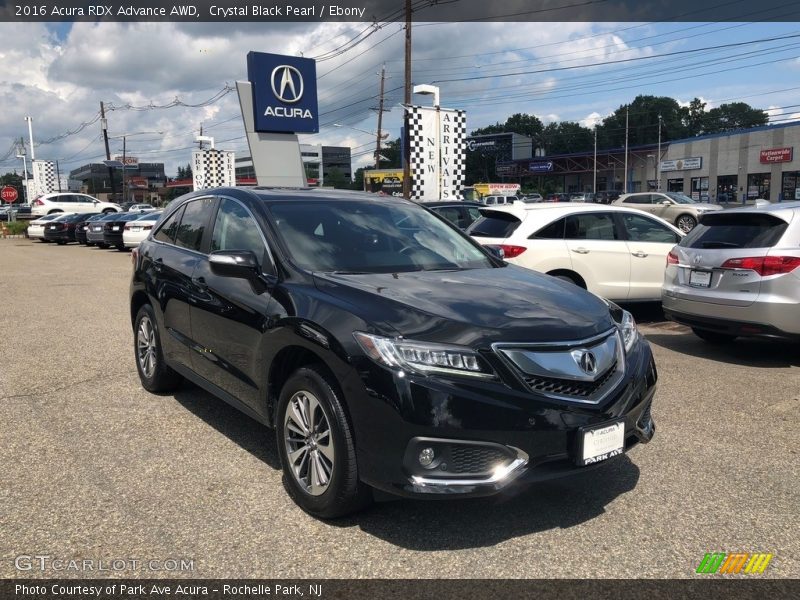 Crystal Black Pearl / Ebony 2016 Acura RDX Advance AWD