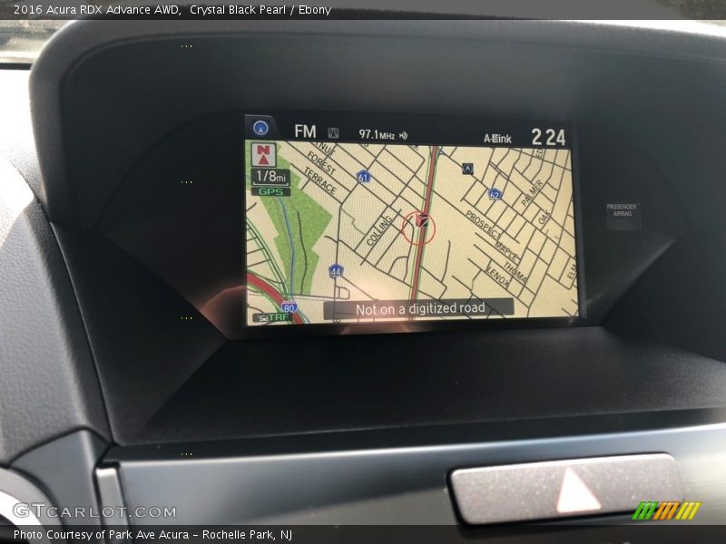 Crystal Black Pearl / Ebony 2016 Acura RDX Advance AWD