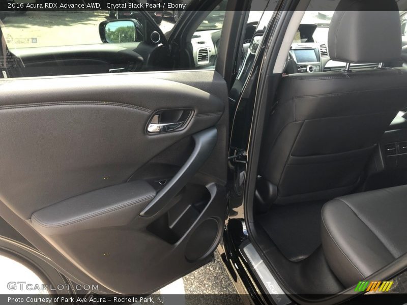 Crystal Black Pearl / Ebony 2016 Acura RDX Advance AWD