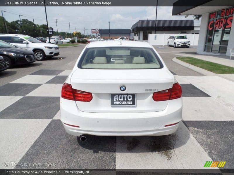 Alpine White / Venetian Beige 2015 BMW 3 Series 320i Sedan