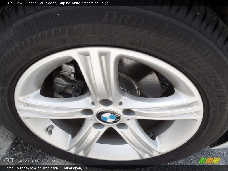 Alpine White / Venetian Beige 2015 BMW 3 Series 320i Sedan