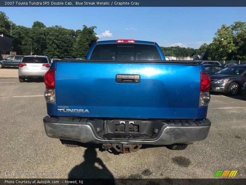 Blue Streak Metallic / Graphite Gray 2007 Toyota Tundra SR5 Double Cab