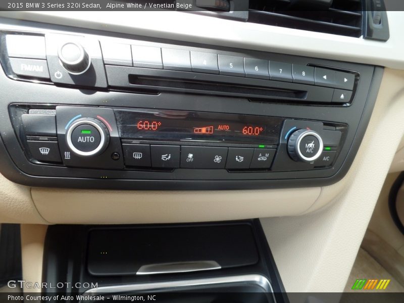 Alpine White / Venetian Beige 2015 BMW 3 Series 320i Sedan