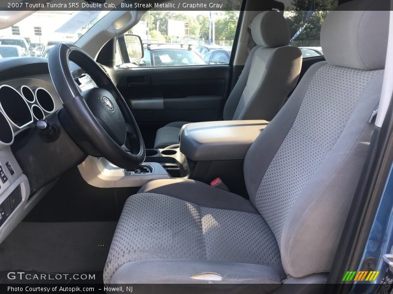 Blue Streak Metallic / Graphite Gray 2007 Toyota Tundra SR5 Double Cab