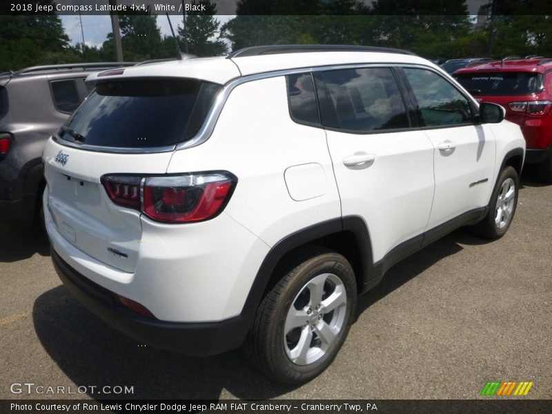 White / Black 2018 Jeep Compass Latitude 4x4
