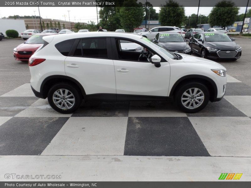 Crystal White Pearl Mica / Black 2016 Mazda CX-5 Touring