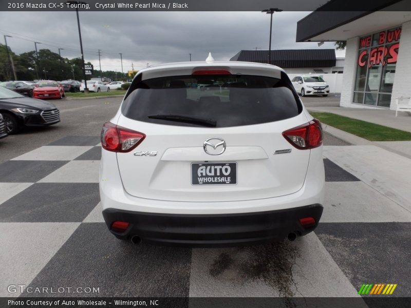 Crystal White Pearl Mica / Black 2016 Mazda CX-5 Touring