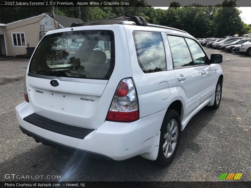 Aspen White / Graphite Gray 2007 Subaru Forester 2.5 X Premium