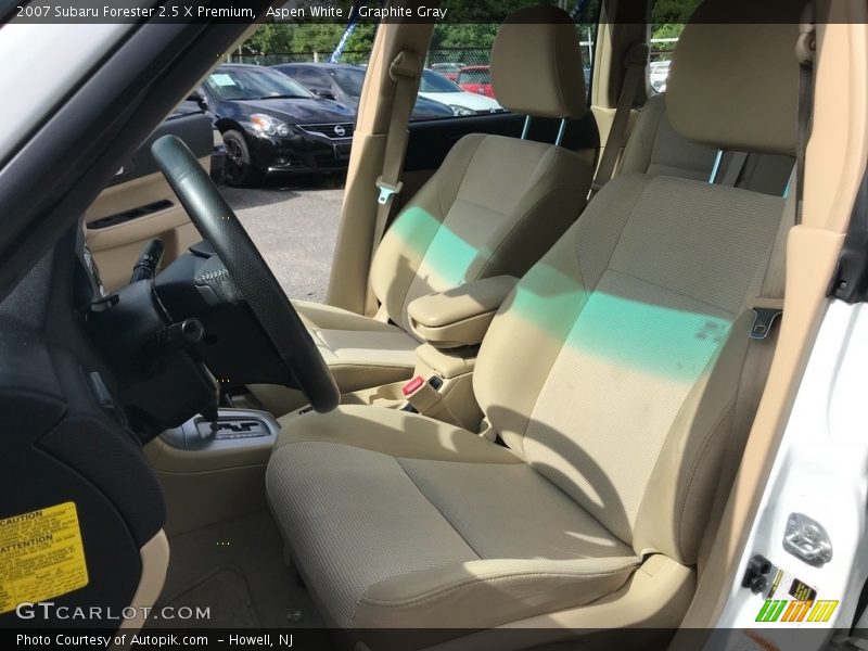 Aspen White / Graphite Gray 2007 Subaru Forester 2.5 X Premium