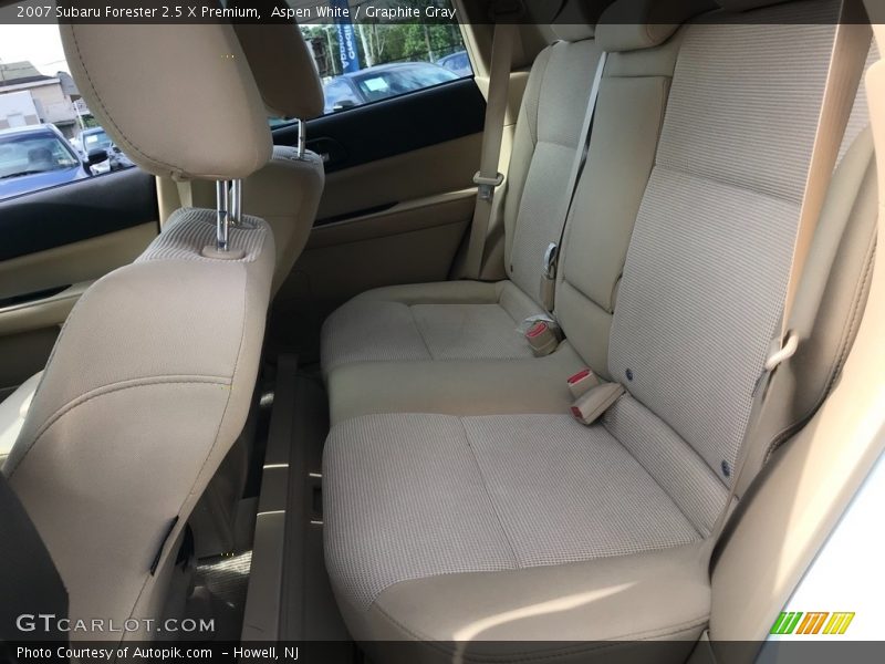 Aspen White / Graphite Gray 2007 Subaru Forester 2.5 X Premium