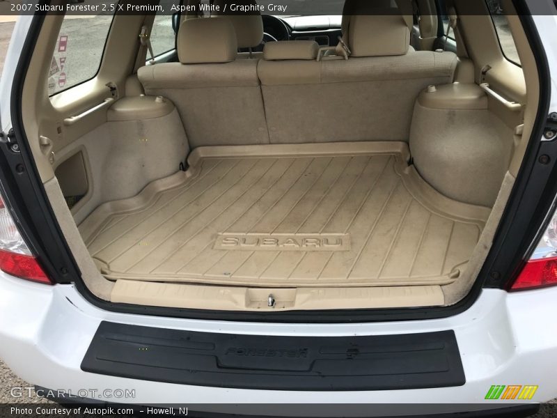 Aspen White / Graphite Gray 2007 Subaru Forester 2.5 X Premium