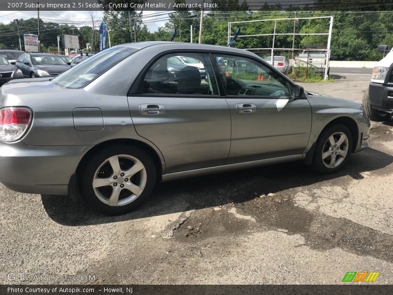 Crystal Gray Metallic / Anthracite Black 2007 Subaru Impreza 2.5i Sedan