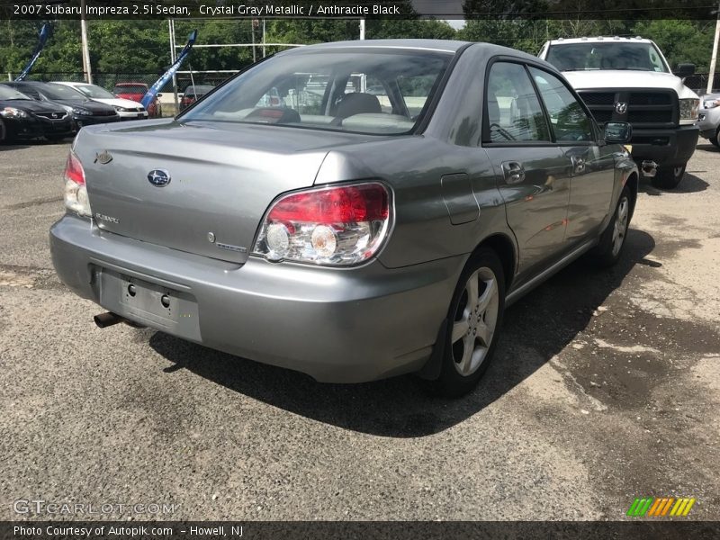 Crystal Gray Metallic / Anthracite Black 2007 Subaru Impreza 2.5i Sedan