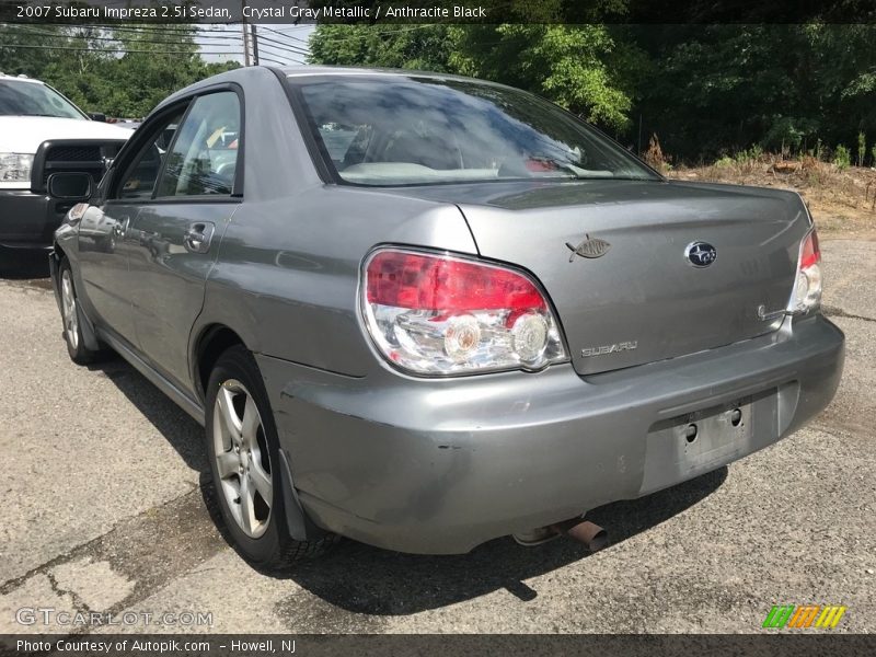 Crystal Gray Metallic / Anthracite Black 2007 Subaru Impreza 2.5i Sedan