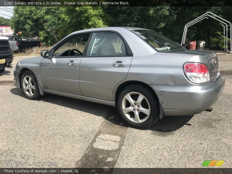 Crystal Gray Metallic / Anthracite Black 2007 Subaru Impreza 2.5i Sedan