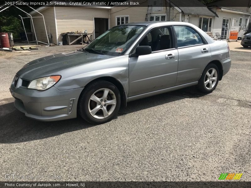 Crystal Gray Metallic / Anthracite Black 2007 Subaru Impreza 2.5i Sedan