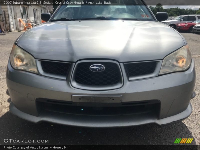 Crystal Gray Metallic / Anthracite Black 2007 Subaru Impreza 2.5i Sedan