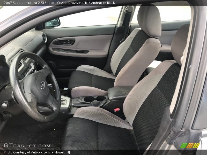 Crystal Gray Metallic / Anthracite Black 2007 Subaru Impreza 2.5i Sedan