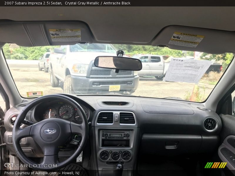 Crystal Gray Metallic / Anthracite Black 2007 Subaru Impreza 2.5i Sedan