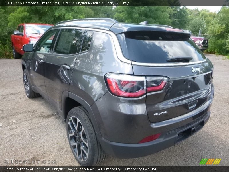 Granite Crystal Metallic / Black/Ski Gray 2018 Jeep Compass Limited 4x4