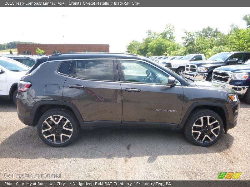 Granite Crystal Metallic / Black/Ski Gray 2018 Jeep Compass Limited 4x4