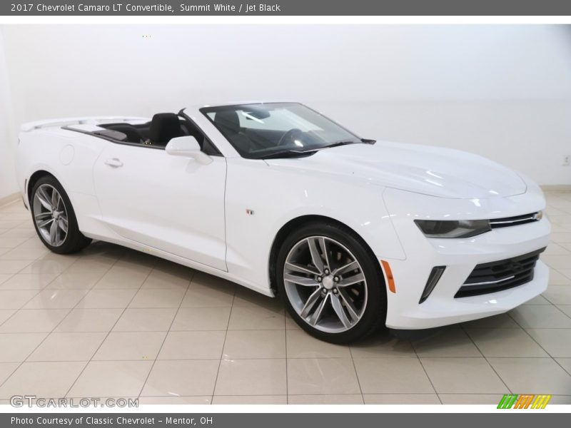 Summit White / Jet Black 2017 Chevrolet Camaro LT Convertible