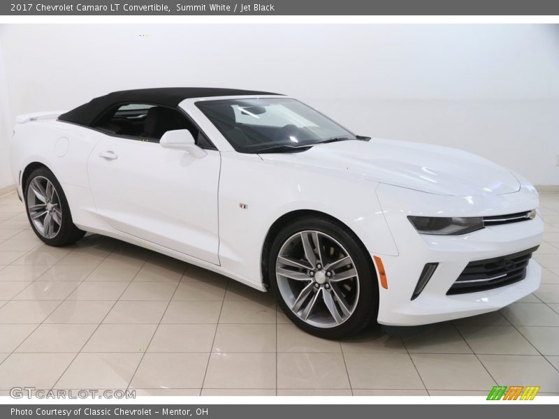 Summit White / Jet Black 2017 Chevrolet Camaro LT Convertible