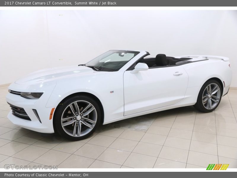 Summit White / Jet Black 2017 Chevrolet Camaro LT Convertible