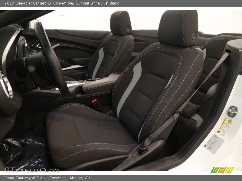 Summit White / Jet Black 2017 Chevrolet Camaro LT Convertible