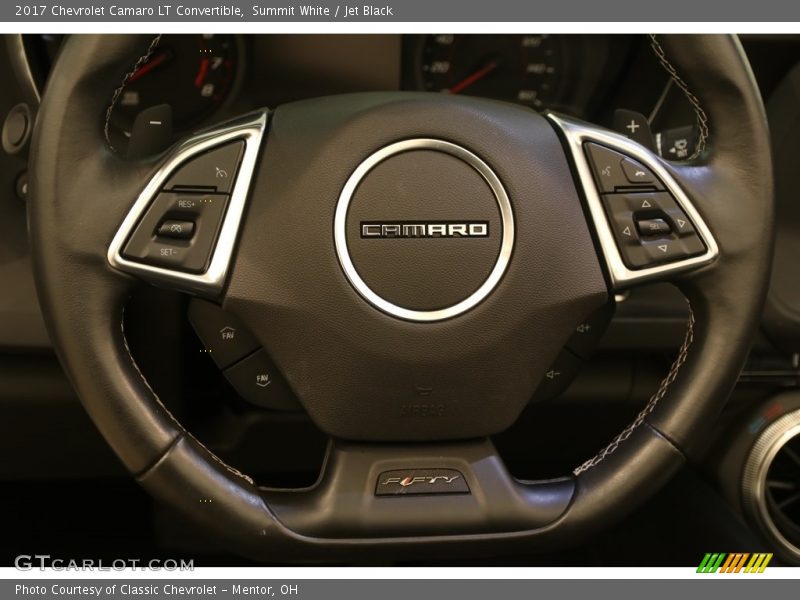 Summit White / Jet Black 2017 Chevrolet Camaro LT Convertible
