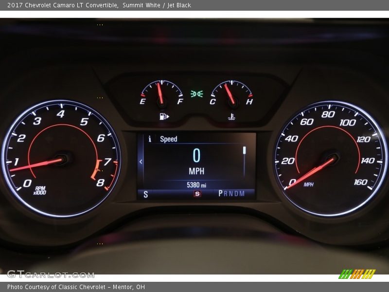 Summit White / Jet Black 2017 Chevrolet Camaro LT Convertible