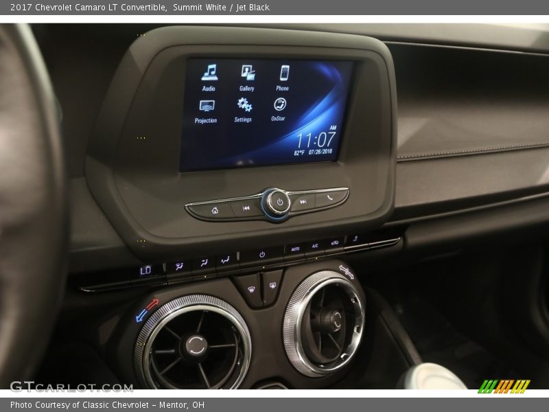 Summit White / Jet Black 2017 Chevrolet Camaro LT Convertible