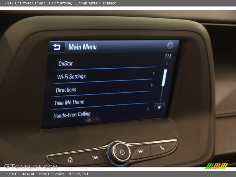 Summit White / Jet Black 2017 Chevrolet Camaro LT Convertible