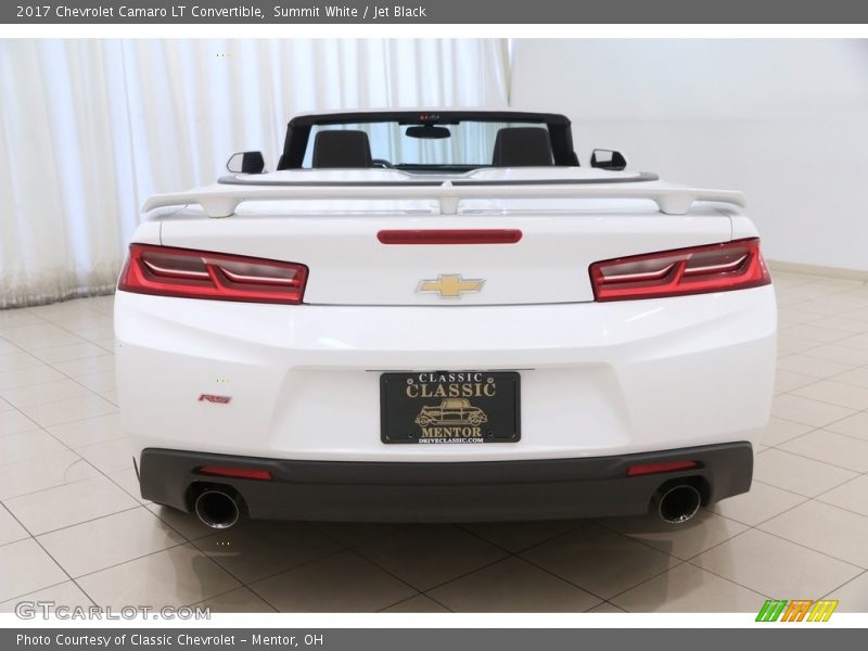 Summit White / Jet Black 2017 Chevrolet Camaro LT Convertible