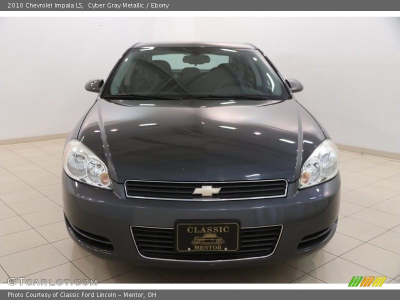 Cyber Gray Metallic / Ebony 2010 Chevrolet Impala LS