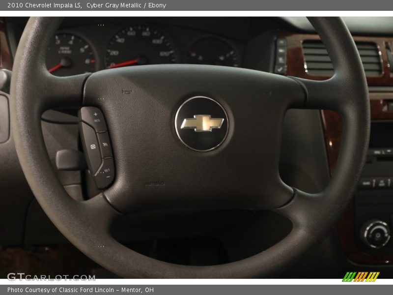 Cyber Gray Metallic / Ebony 2010 Chevrolet Impala LS