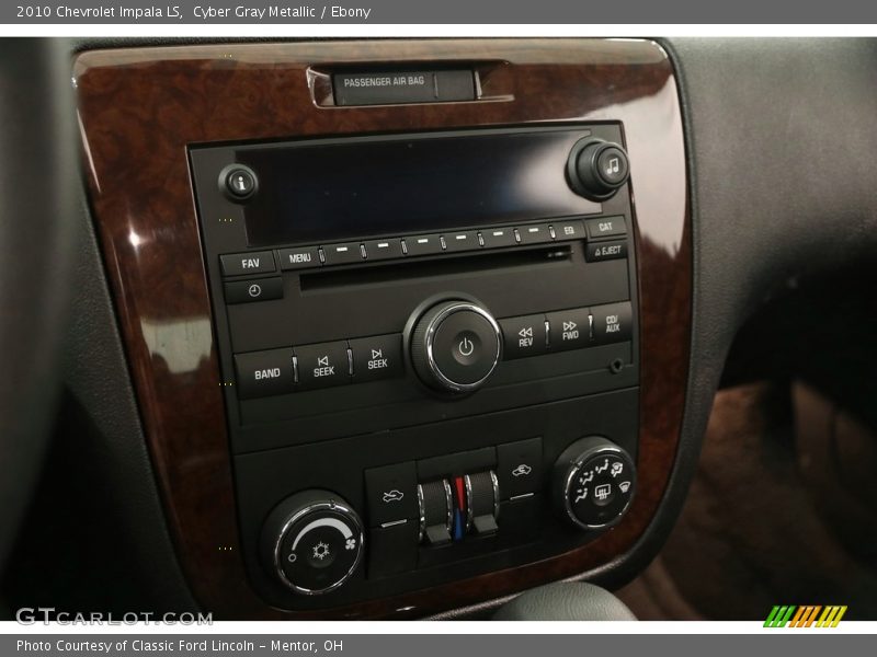 Cyber Gray Metallic / Ebony 2010 Chevrolet Impala LS