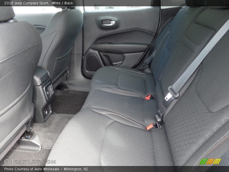 White / Black 2018 Jeep Compass Sport
