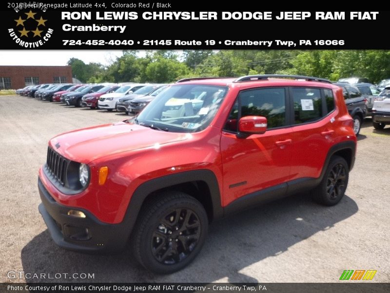Colorado Red / Black 2018 Jeep Renegade Latitude 4x4