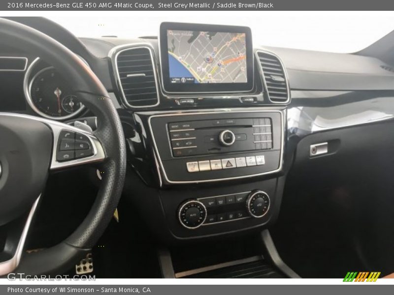 Steel Grey Metallic / Saddle Brown/Black 2016 Mercedes-Benz GLE 450 AMG 4Matic Coupe