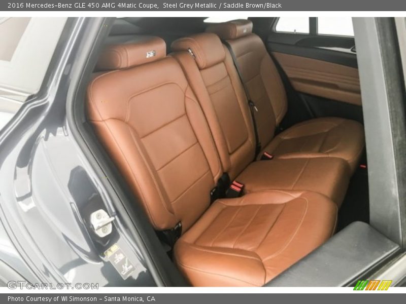 Steel Grey Metallic / Saddle Brown/Black 2016 Mercedes-Benz GLE 450 AMG 4Matic Coupe