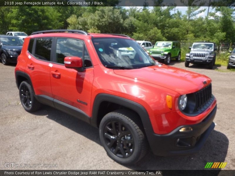 Colorado Red / Black 2018 Jeep Renegade Latitude 4x4