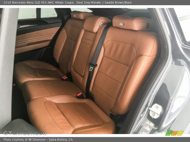 Steel Grey Metallic / Saddle Brown/Black 2016 Mercedes-Benz GLE 450 AMG 4Matic Coupe
