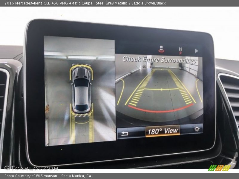 Steel Grey Metallic / Saddle Brown/Black 2016 Mercedes-Benz GLE 450 AMG 4Matic Coupe