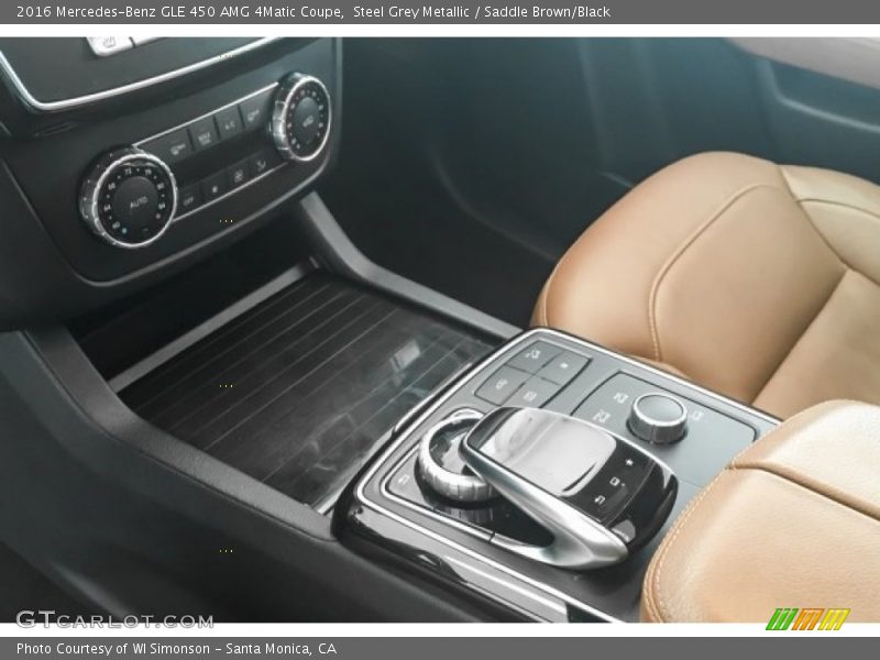 Steel Grey Metallic / Saddle Brown/Black 2016 Mercedes-Benz GLE 450 AMG 4Matic Coupe