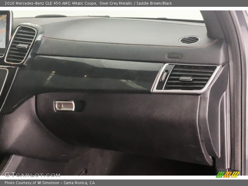 Steel Grey Metallic / Saddle Brown/Black 2016 Mercedes-Benz GLE 450 AMG 4Matic Coupe