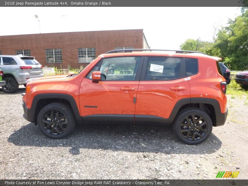 Omaha Orange / Black 2018 Jeep Renegade Latitude 4x4