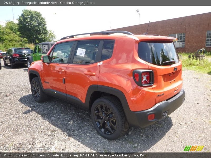 Omaha Orange / Black 2018 Jeep Renegade Latitude 4x4