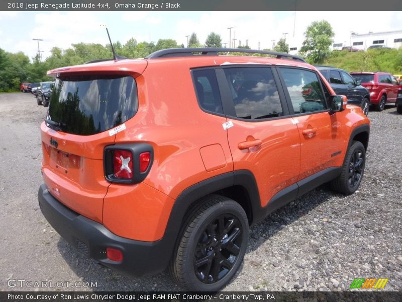 Omaha Orange / Black 2018 Jeep Renegade Latitude 4x4